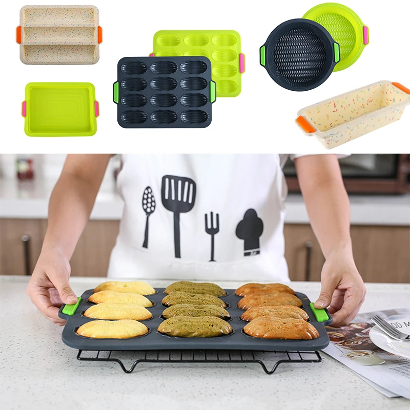 French bread silicone mold Silicone Bread Pan Cake Mold for Cake Bakeware Tray Silicone Round Pound Cake Mold Household
French bread silicone mold Silicone Bread Pan Cake Mold for Cake Bakeware Tray Silicone Round Pound Cake Mold Household
