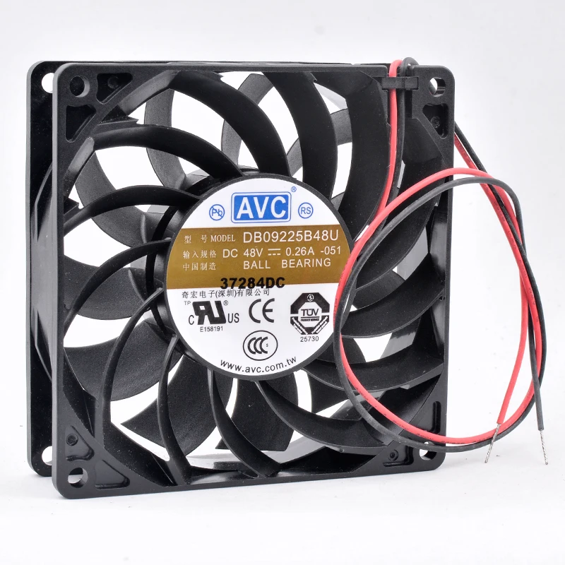 DB09225B48U 9cm 92mm fan 92x92x25mm DC48V 0.26A Cooling fan for server inverter
DB09225B48U 9cm 92mm fan 92x92x25mm DC48V 0.26A Cooling fan for server inverter