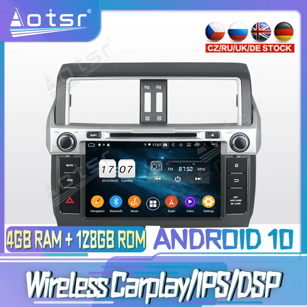 Android 10 PX6 128G для TOYOTA PRADO 2014 2015DVD GPS навигация Авто Радио стерео видео мультимедиа плеер головное устройство 2din
Android 10 PX6 128G для TOYOTA PRADO 2014 2015DVD GPS навигация Авто Радио стерео видео мультимедиа плеер головное устройство 2din