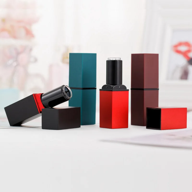 12.1mm square lipstick tube in frosted black color, empty lipstick packing, diy lip balm tube F20171948
12.1mm square lipstick tube in frosted black color, empty lipstick packing, diy lip balm tube F20171948