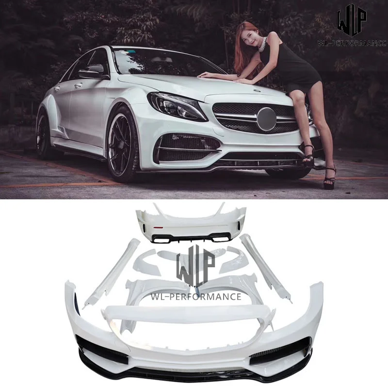 W205 Cf/ Pu Unpainted Material Front and Rear Bumper Side Fender Side Skirts Wheel Eyebrow for Benz W205 c Class Grancoupe 15-18
W205 Cf/ Pu Unpainted Material Front and Rear Bumper Side Fender Side Skirts Wheel Eyebrow for Benz W205 c Class Grancoupe 15-18