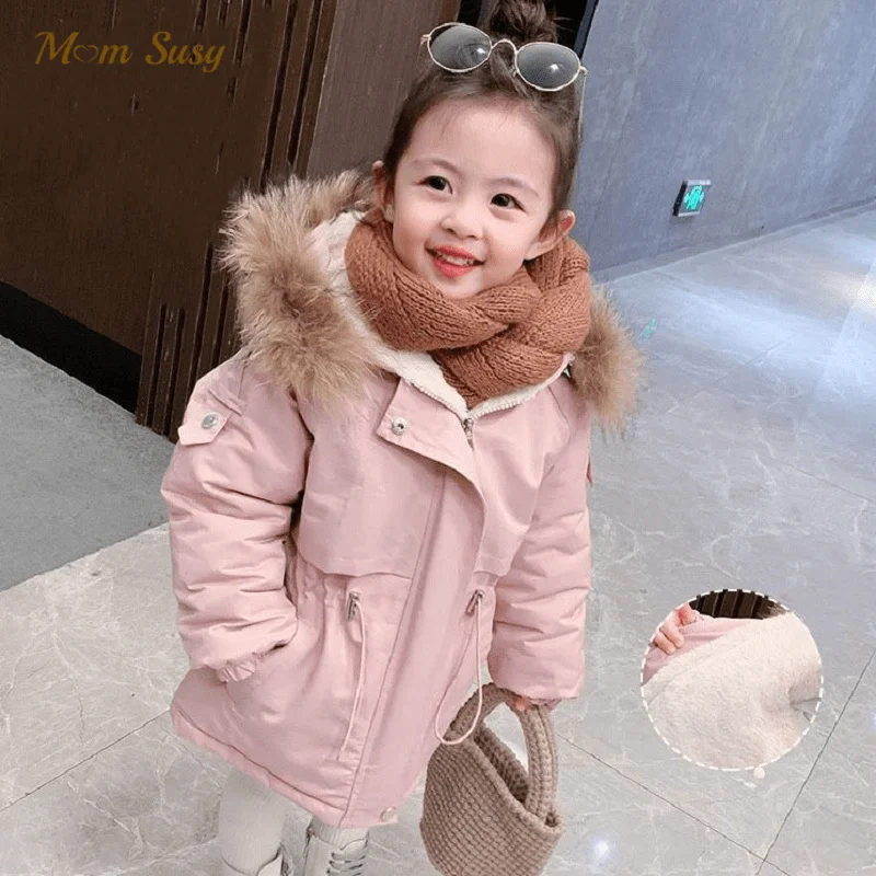 Baby Girl Boy Fur Hooded Jacket Thick Fleece Inside Child Windbreaker Parkas Coat Winter Warm Baby Outwear Clothes 2-10Y
Baby Girl Boy Fur Hooded Jacket Thick Fleece Inside Child Windbreaker Parkas Coat Winter Warm Baby Outwear Clothes 2-10Y