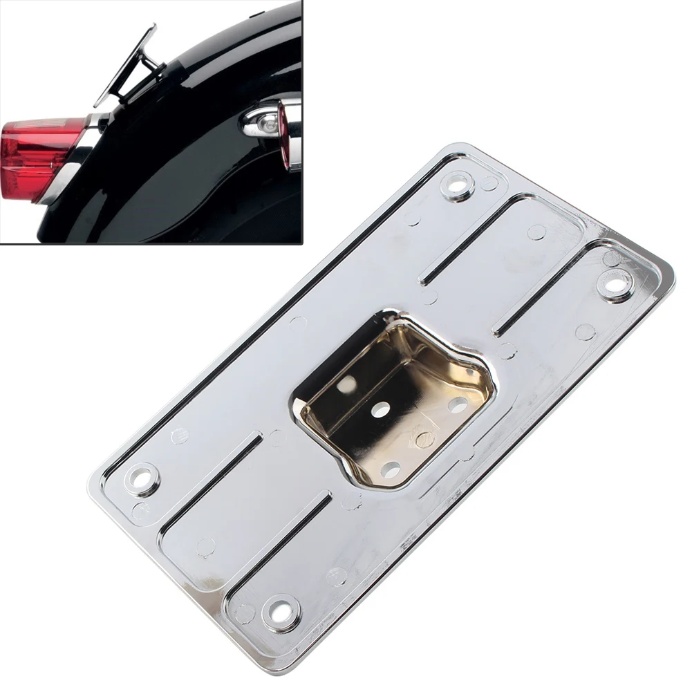 7*4" Chrome Motorbike Laydown Tilt License Plate Frame Mount For Harley Big Twins Sportster Dyna Softail
7*4" Chrome Motorbike Laydown Tilt License Plate Frame Mount For Harley Big Twins Sportster Dyna Softail