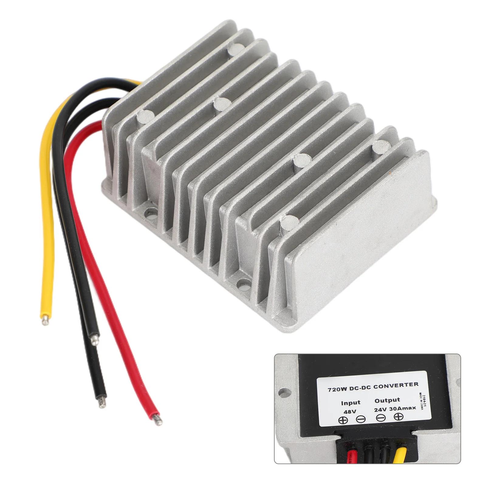 Artudatech Waterproof DC 36V/48V to 24V 720W 30A Step-Down Power Supply Converter Regulator
Artudatech Waterproof DC 36V/48V to 24V 720W 30A Step-Down Power Supply Converter Regulator