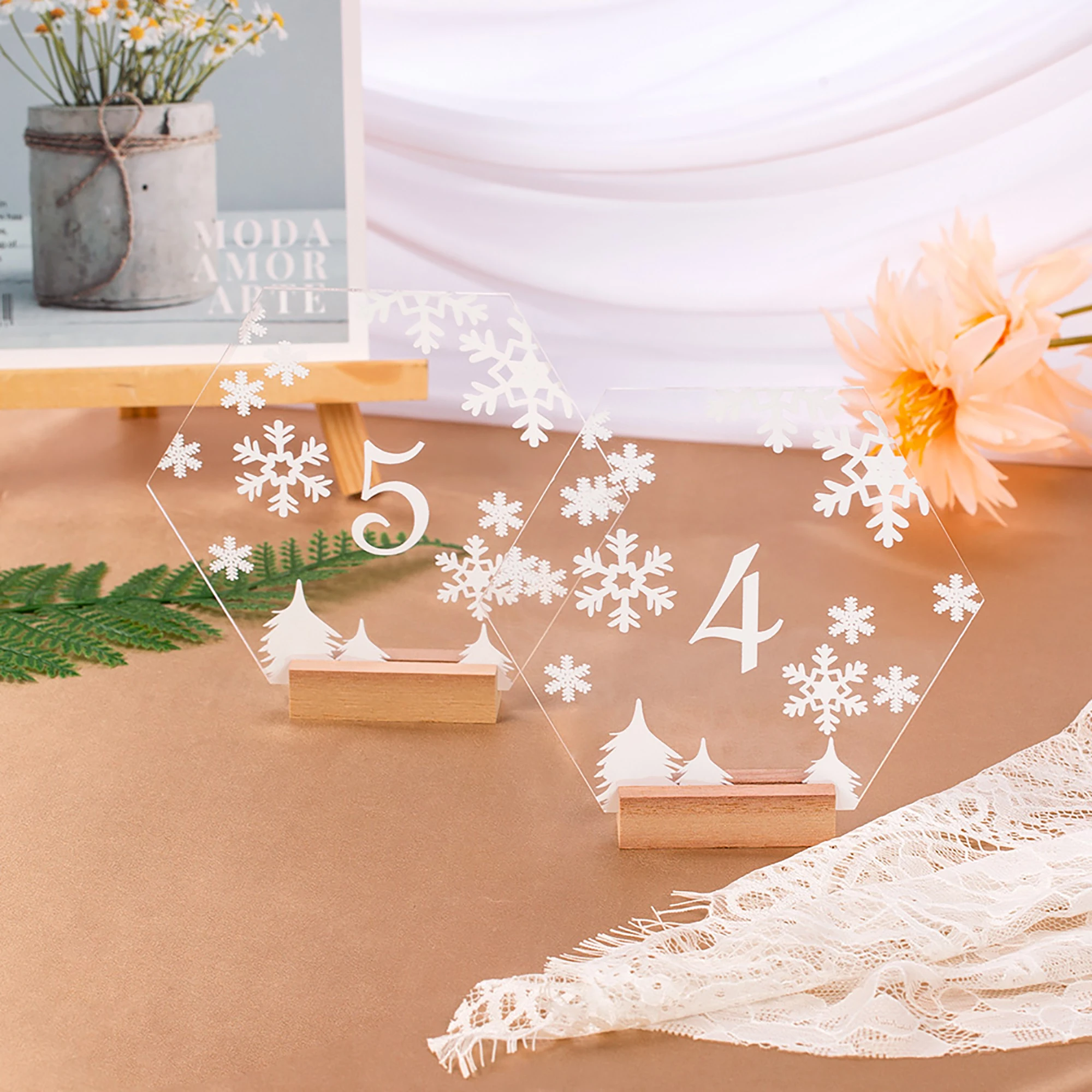 Winter Wedding Table Numbers,Hexagon Acrylic Table Numbers,Wedding Table Numbers,Winter Snowflake,Halloween Party,Christmas Part
Winter Wedding Table Numbers,Hexagon Acrylic Table Numbers,Wedding Table Numbers,Winter Snowflake,Halloween Party,Christmas Part