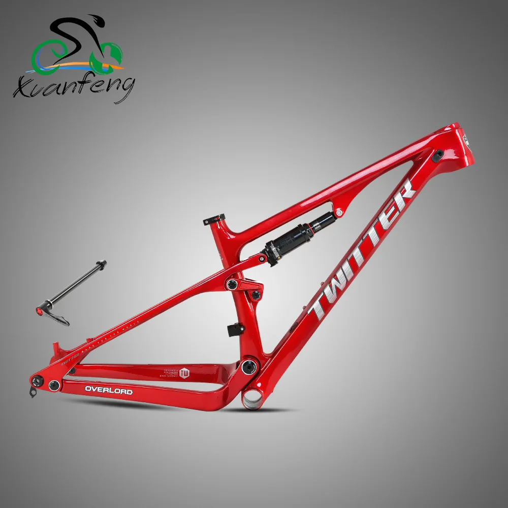 TWITTER OVERLORD-Carbon Fiber Bicycle Frame, Shock-Absorbing, Soft Tail XC, Off-Road Grade, Full Shock-absorbing Mountain Frame
TWITTER OVERLORD-Carbon Fiber Bicycle Frame, Shock-Absorbing, Soft Tail XC, Off-Road Grade, Full Shock-absorbing Mountain Frame