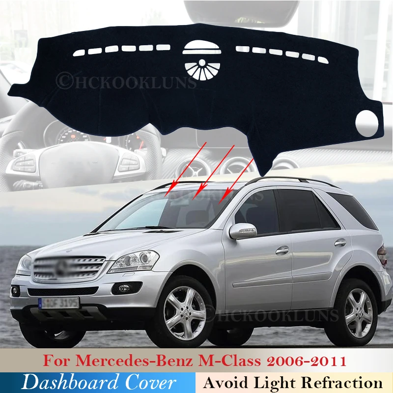 Защитная накладка на приборную панель для Mercedes-Benz M Class W164 2006 ~ 2011, автомобильный ковер с защитой от УФ-лучей ML350 ML250 AMG 2010 2009 2008 2007
Защитная накладка на приборную панель для Mercedes-Benz M Class W164 2006 ~ 2011, автомобильный ковер с защитой от УФ-лучей ML350 ML250 AMG 2010 2009 2008 2007
