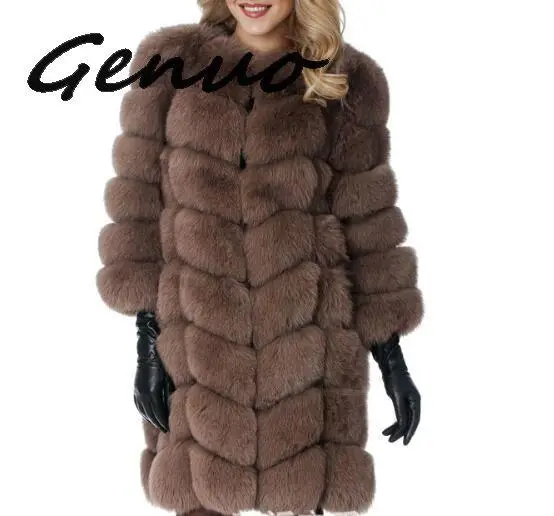 Genuo New 2020 Women Fox Fur Jacket Coat Women Autumn Winter Faux Fur Coat Outwear Women Long Fluffy Jacket Coat
Genuo New 2020 Women Fox Fur Jacket Coat Women Autumn Winter Faux Fur Coat Outwear Women Long Fluffy Jacket Coat