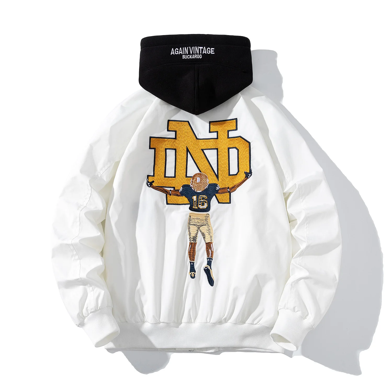 Embroidery Jacket Fashion Men Bomber Jacket Women Casual Baseball Jacket Funny Hooded Windbreaker Japanese Streetwear Hipster
Embroidery Jacket Fashion Men Bomber Jacket Women Casual Baseball Jacket Funny Hooded Windbreaker Japanese Streetwear Hipster