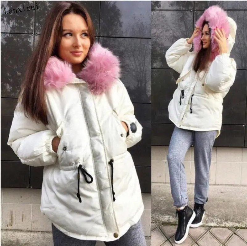 Women Slim Long Jacket Women 2020 Winter Korean Style Solid Parkas Hooded With Fur Collar Thick Coat Ropa De Mujer
Women Slim Long Jacket Women 2020 Winter Korean Style Solid Parkas Hooded With Fur Collar Thick Coat Ropa De Mujer