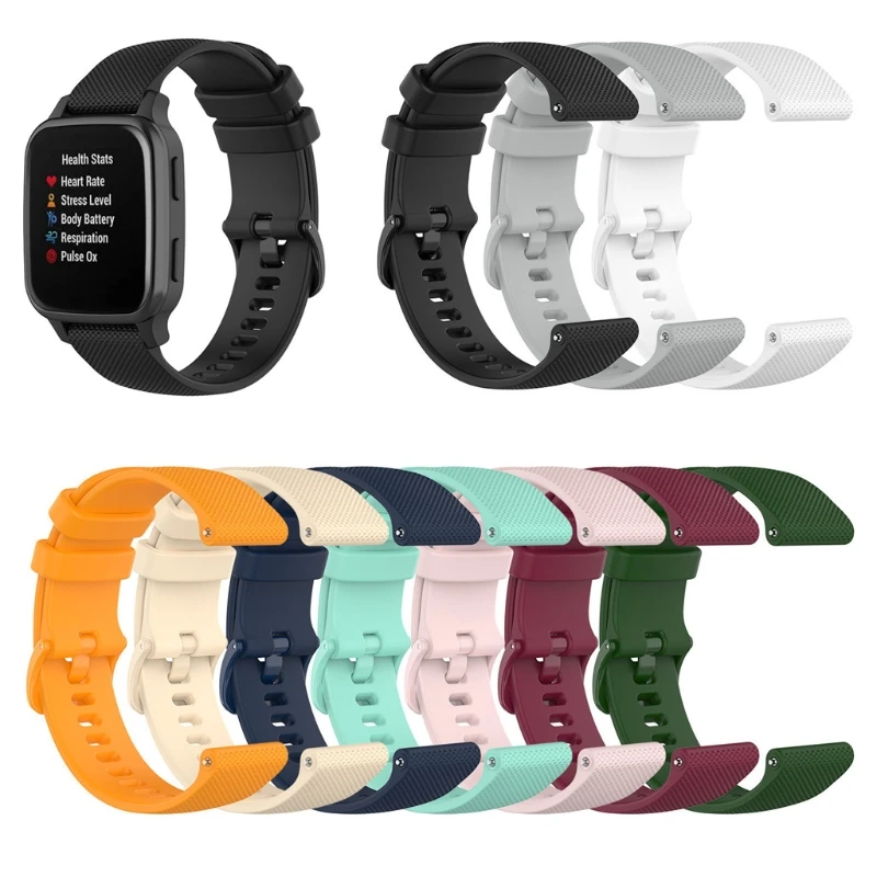 Ремешок 20 мм для Garmin CAME Sq Music Vivomove HR, силиконовый спортивный смарт-браслет для Forerunner 245 645 Vivoactive 3
Ремешок 20 мм для Garmin CAME Sq Music Vivomove HR, силиконовый спортивный смарт-браслет для Forerunner 245 645 Vivoactive 3