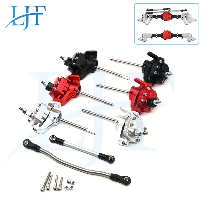 LJF Axial SCX10 II литой передний задний Прямой полный мост для 1/10 SCX10 II 90046 90047 RC Гусеничный автомобиль, обновленные детали L262
LJF Axial SCX10 II литой передний задний Прямой полный мост для 1/10 SCX10 II 90046 90047 RC Гусеничный автомобиль, обновленные детали L262