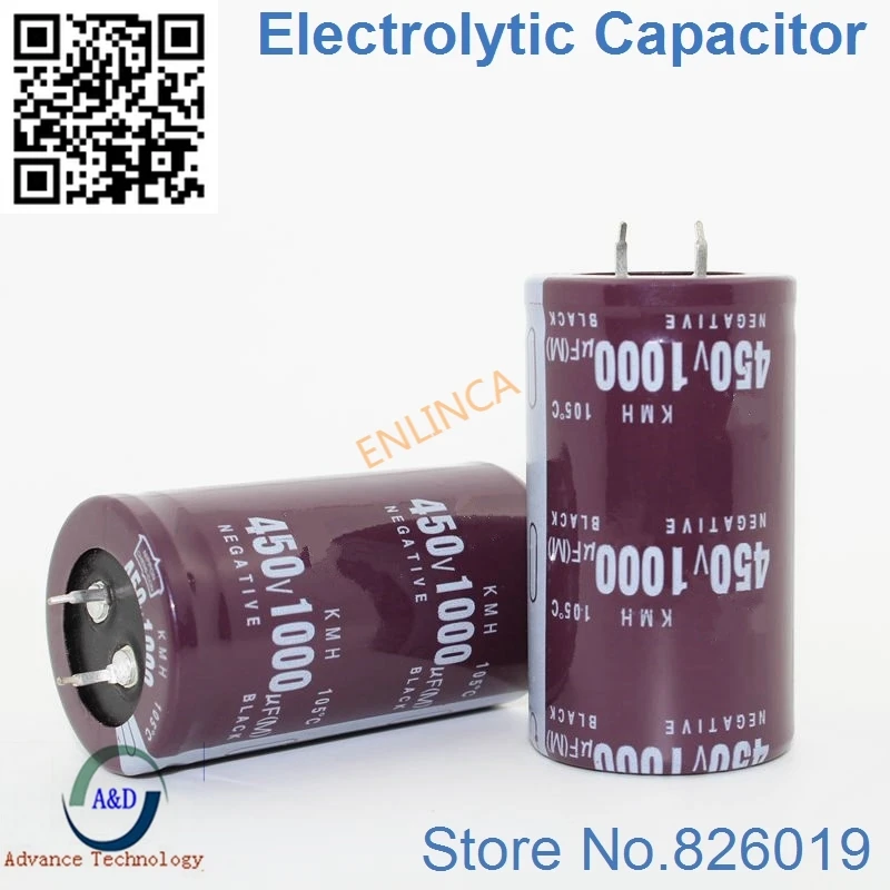 2pcs/lot 450V 1000UF Radial DIP Aluminum Electrolytic Capacitors size 35*50 1000UF 450V Tolerance 20%
2pcs/lot 450V 1000UF Radial DIP Aluminum Electrolytic Capacitors size 35*50 1000UF 450V Tolerance 20%
