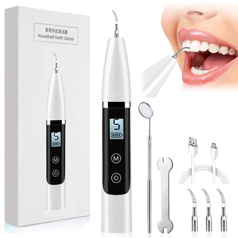 Ultrasonic Calculus Remover Electric Portable Dental Scaler Ultrasonic Tooth Cleaner Teeth Whitening Treatment Scaling Tools
Ultrasonic Calculus Remover Electric Portable Dental Scaler Ultrasonic Tooth Cleaner Teeth Whitening Treatment Scaling Tools