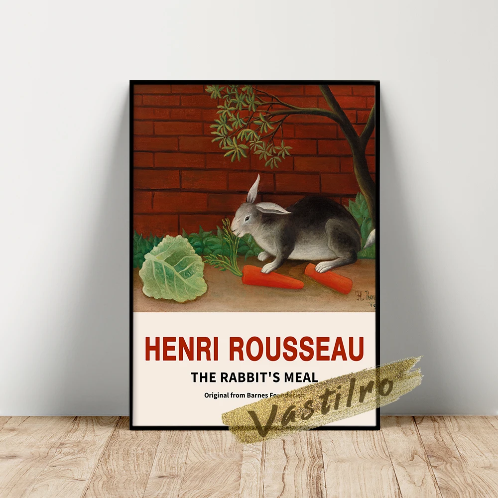 Henri Rousseau Exhibition Poster, The Rabbit'S Meal Wall Stickers, Funny Rabbit Wall Art, Vintage Rousseau Animal Wall Picture
Henri Rousseau Exhibition Poster, The Rabbit'S Meal Wall Stickers, Funny Rabbit Wall Art, Vintage Rousseau Animal Wall Picture