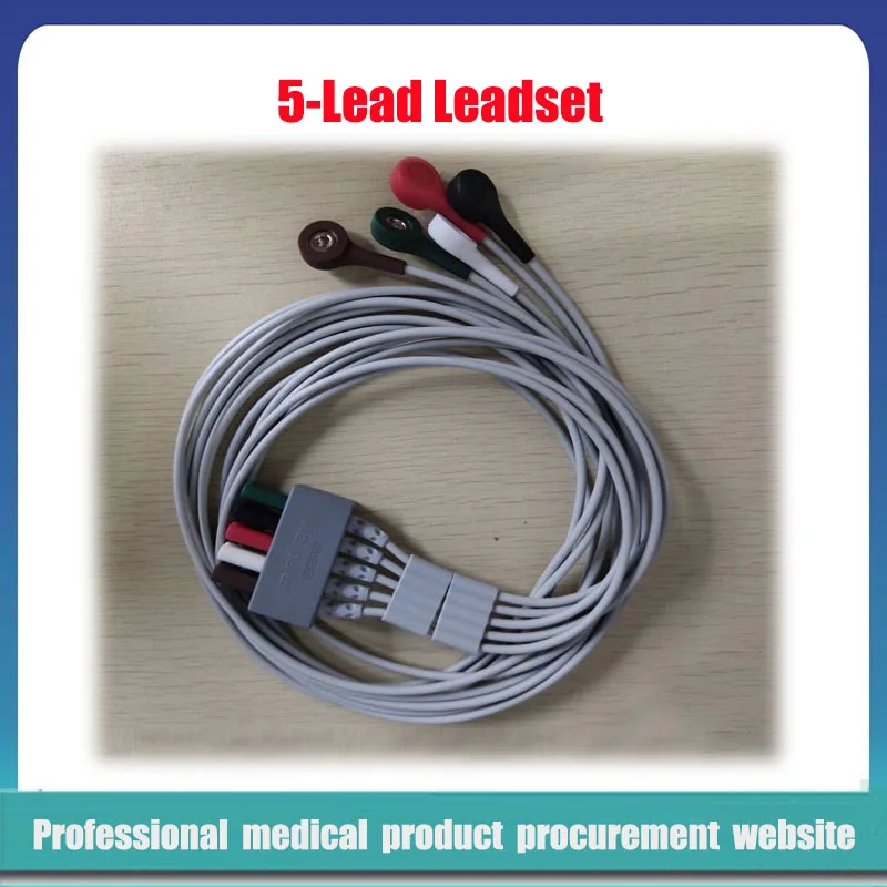 Original Mindray EL6501B Cable with 5-Lead Wires Adt/Ped AHA 5-Lead Leadset Snap 009-004729-00
Original Mindray EL6501B Cable with 5-Lead Wires Adt/Ped AHA 5-Lead Leadset Snap 009-004729-00