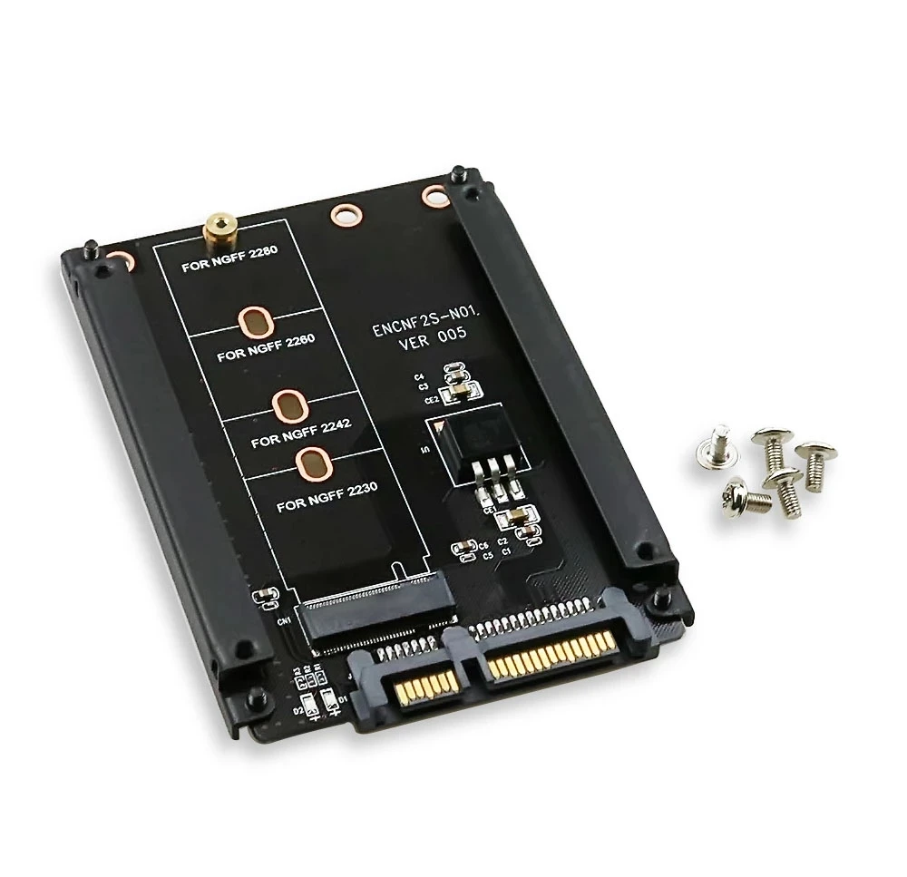 Металлический Чехол B + M Key M.2 NGFF SSD To 2,5 SATA 6 ГБ/сек., карта адаптера с корпусом, адаптер M2 NGFF с 5 винтами
Металлический Чехол B + M Key M.2 NGFF SSD To 2,5 SATA 6 ГБ/сек., карта адаптера с корпусом, адаптер M2 NGFF с 5 винтами