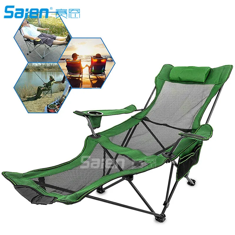 Folding Camp Chair with Footrest Mesh Lounge Chair with Cup Holder and Storage Bag Reclining Folding Camp Chair for Camping
Folding Camp Chair with Footrest Mesh Lounge Chair with Cup Holder and Storage Bag Reclining Folding Camp Chair for Camping
