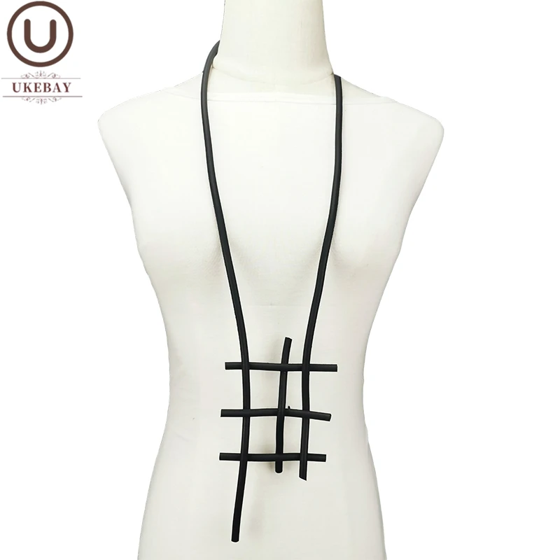 UKEBAY New Black Rubber Necklaces Women Long Sweater Necklaces Handmade Pendant Jewelry Party Clothes Accessories Boho Necklace
UKEBAY New Black Rubber Necklaces Women Long Sweater Necklaces Handmade Pendant Jewelry Party Clothes Accessories Boho Necklace