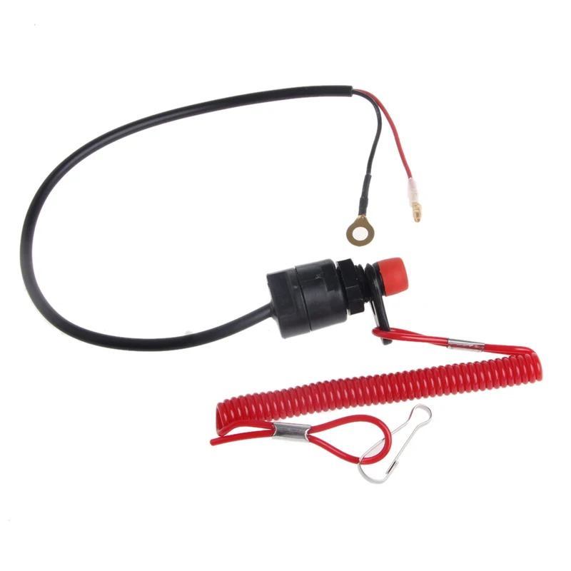Safety Tether Lanyard Motorcycle Universal Boat Outboard Motor Kill Stop Switch E7CA
Safety Tether Lanyard Motorcycle Universal Boat Outboard Motor Kill Stop Switch E7CA
