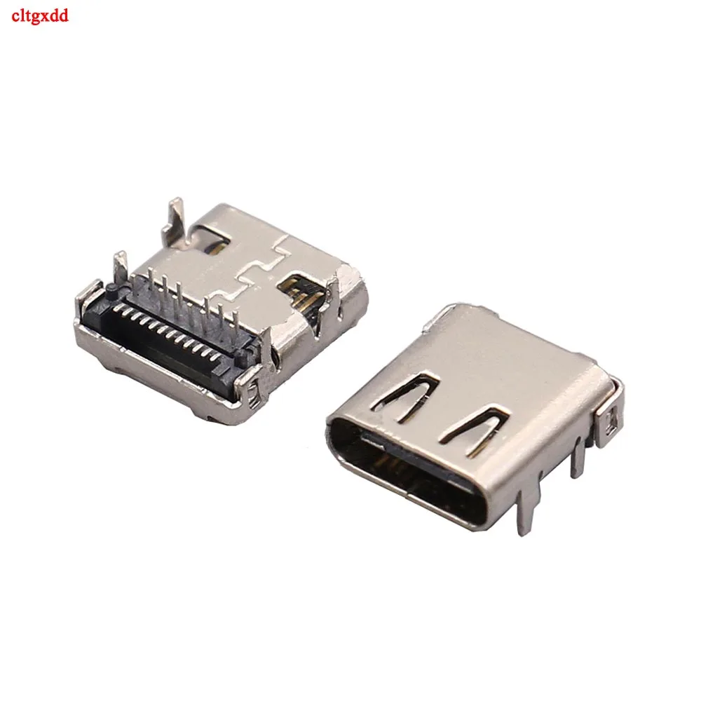 10Pcs / Lot USB 3.1 Type-C 24 Pin Female Socket SMD DIP Connector For DIY PCB Design High Current Fast Charging
10Pcs / Lot USB 3.1 Type-C 24 Pin Female Socket SMD DIP Connector For DIY PCB Design High Current Fast Charging