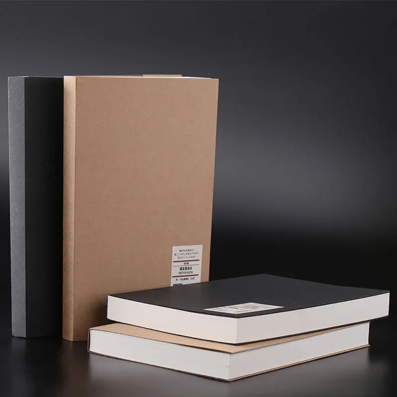 128 Sheets Simple Kraft Paper Notebook Creative Office School Supplies Drawing Sketch Notebooks Blank Inner Page Notepads
128 Sheets Simple Kraft Paper Notebook Creative Office School Supplies Drawing Sketch Notebooks Blank Inner Page Notepads