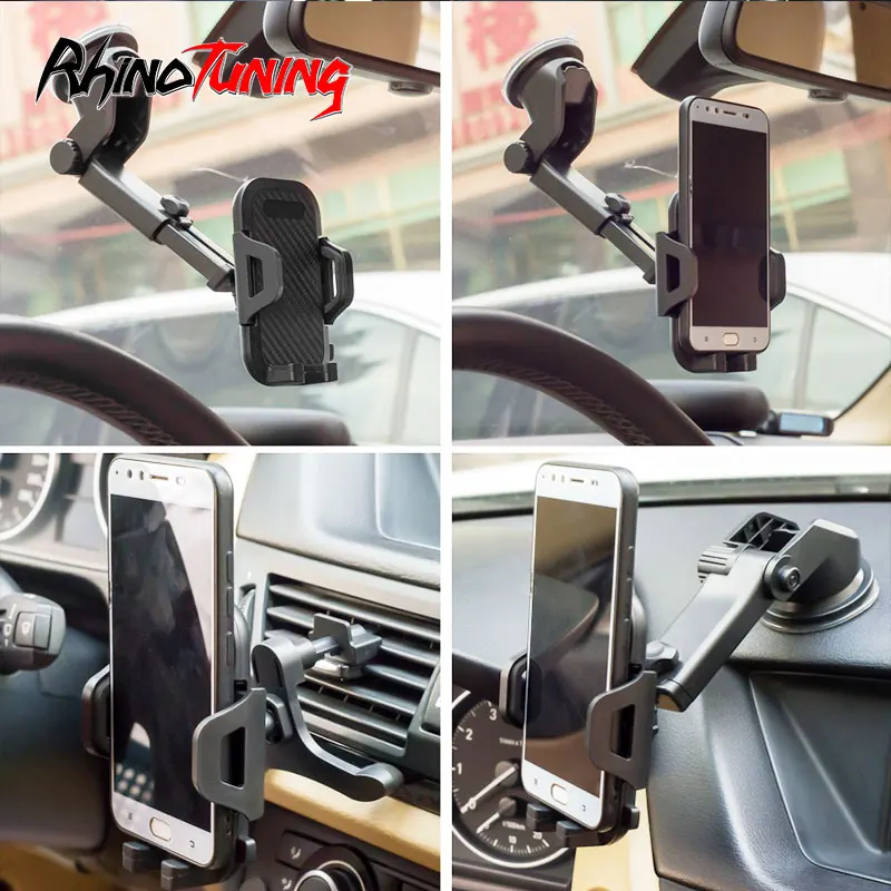 Rhino Tuning Universal Car Phone Holder 360 Degree No Magnetic Adjustable Cell Phone Mount Universal Car Accessories Interior
Rhino Tuning Universal Car Phone Holder 360 Degree No Magnetic Adjustable Cell Phone Mount Universal Car Accessories Interior