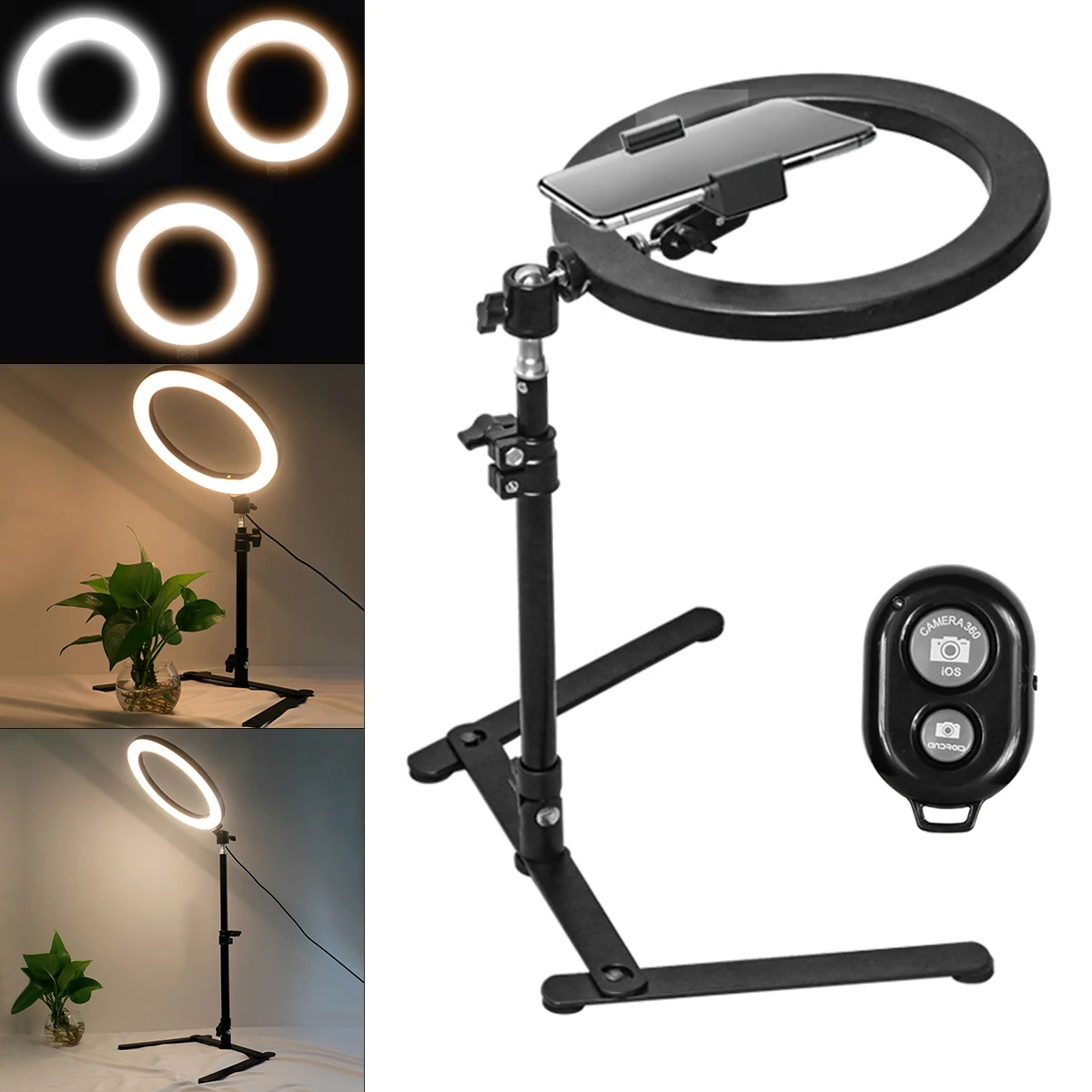 Fill Ring Light Lamp Live Video Dimmable 26CM Photography Lighting Phone 1/4 Tripod Stand Photo Led Selfie Lights
Fill Ring Light Lamp Live Video Dimmable 26CM Photography Lighting Phone 1/4 Tripod Stand Photo Led Selfie Lights
