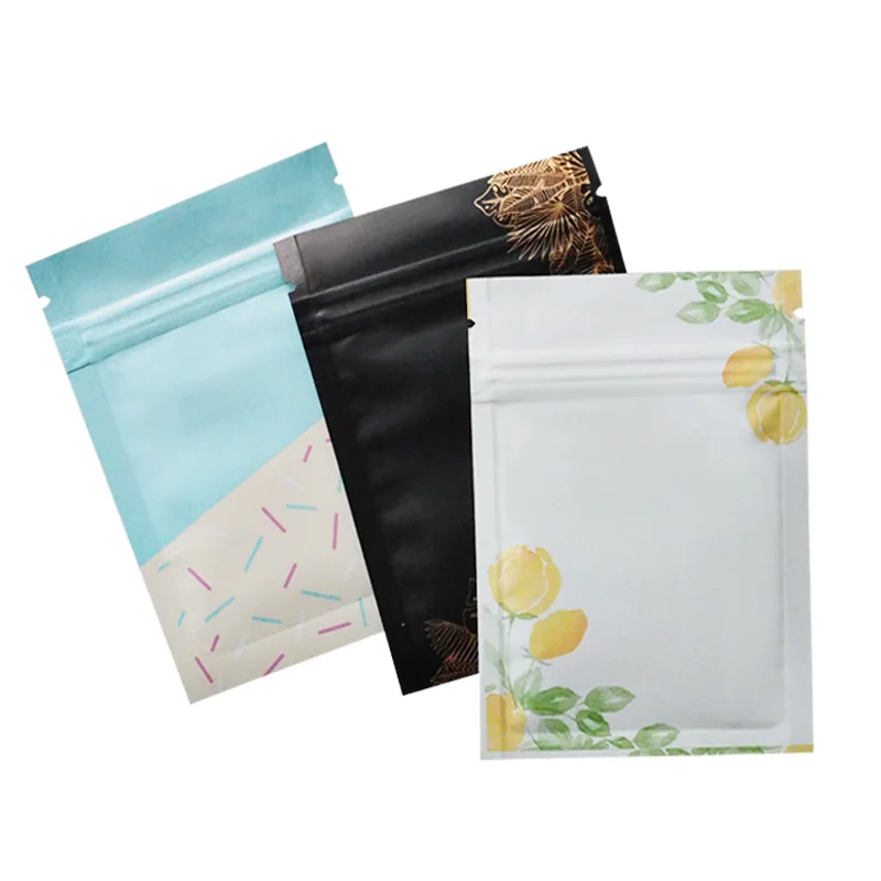 1000Pcs/Lot 3 Styles Heat Sealable Ziplock Packaging Bag Reclosable Flat Aluminum Foil Zip lock Plastic Bags Wholesale
1000Pcs/Lot 3 Styles Heat Sealable Ziplock Packaging Bag Reclosable Flat Aluminum Foil Zip lock Plastic Bags Wholesale