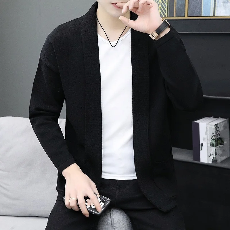 Quality High Korean Style Mens New Fashion Slim Solid Knitted Sweaters Coat Pockets Long Sleeve Casual Thin Cardigan Jackets
Quality High Korean Style Mens New Fashion Slim Solid Knitted Sweaters Coat Pockets Long Sleeve Casual Thin Cardigan Jackets