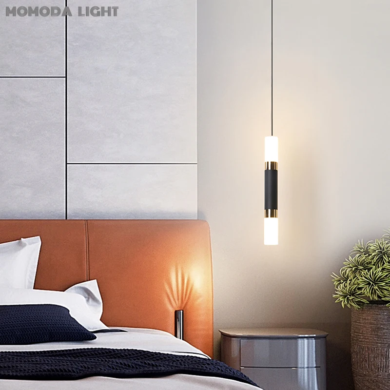 Modern Black/White LED Pendant Lights Bedside Iron Strip Hanging Lamps for Bedroom Dining Room Restaurant Home Decor Lightings
Modern Black/White LED Pendant Lights Bedside Iron Strip Hanging Lamps for Bedroom Dining Room Restaurant Home Decor Lightings