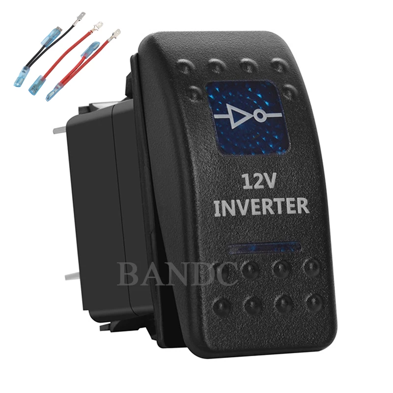 12V INVERTER 5Pins On-Off SPST Blue Led Toggle Switch for ARB/Carling/NARVA 4x4 Style,12V 20A 24V 10A,Jumper Wires
12V INVERTER 5Pins On-Off SPST Blue Led Toggle Switch for ARB/Carling/NARVA 4x4 Style,12V 20A 24V 10A,Jumper Wires