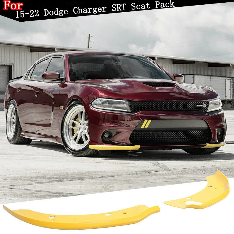 Pair Fits For 2015-2022 Dodge Charger SRT Scat Pack Front Bumper Lip Splitter Protector
Pair Fits For 2015-2022 Dodge Charger SRT Scat Pack Front Bumper Lip Splitter Protector