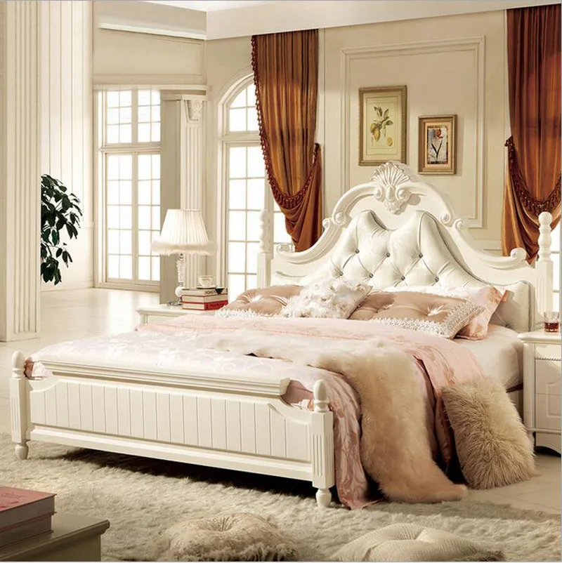 modern european solid wood bed Fashion Carved leather french bedroom furniture pfy10018
modern european solid wood bed Fashion Carved leather french bedroom furniture pfy10018