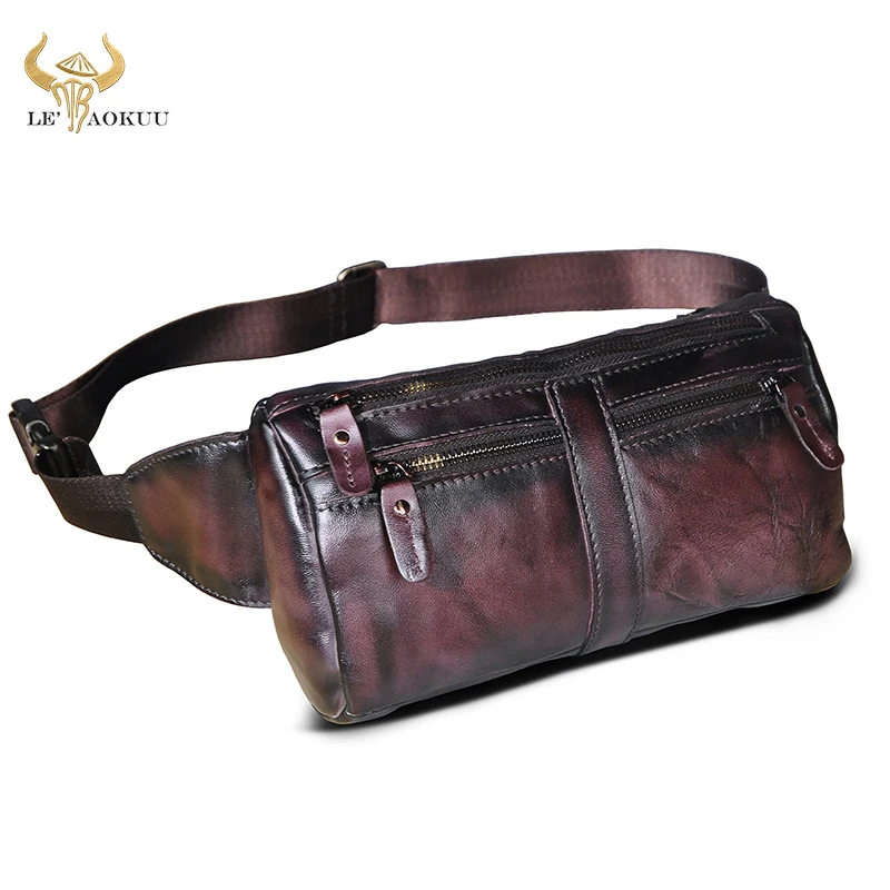 Retro Wine Genuine Real Leather Unisex Cross-body Sling Bag Design Casual Travel 7" Phone Case Fanny Waist Belt Bag Pack 811-49
Retro Wine Genuine Real Leather Unisex Cross-body Sling Bag Design Casual Travel 7" Phone Case Fanny Waist Belt Bag Pack 811-49