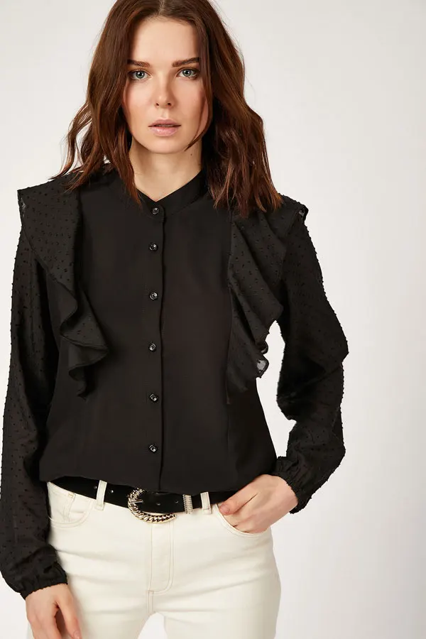 FIRFIR DETAILED SHIRT 2021 Spring autumn women's shirt blouse street shirt new simple office lady long sleeve blouse
FIRFIR DETAILED SHIRT 2021 Spring autumn women's shirt blouse street shirt new simple office lady long sleeve blouse