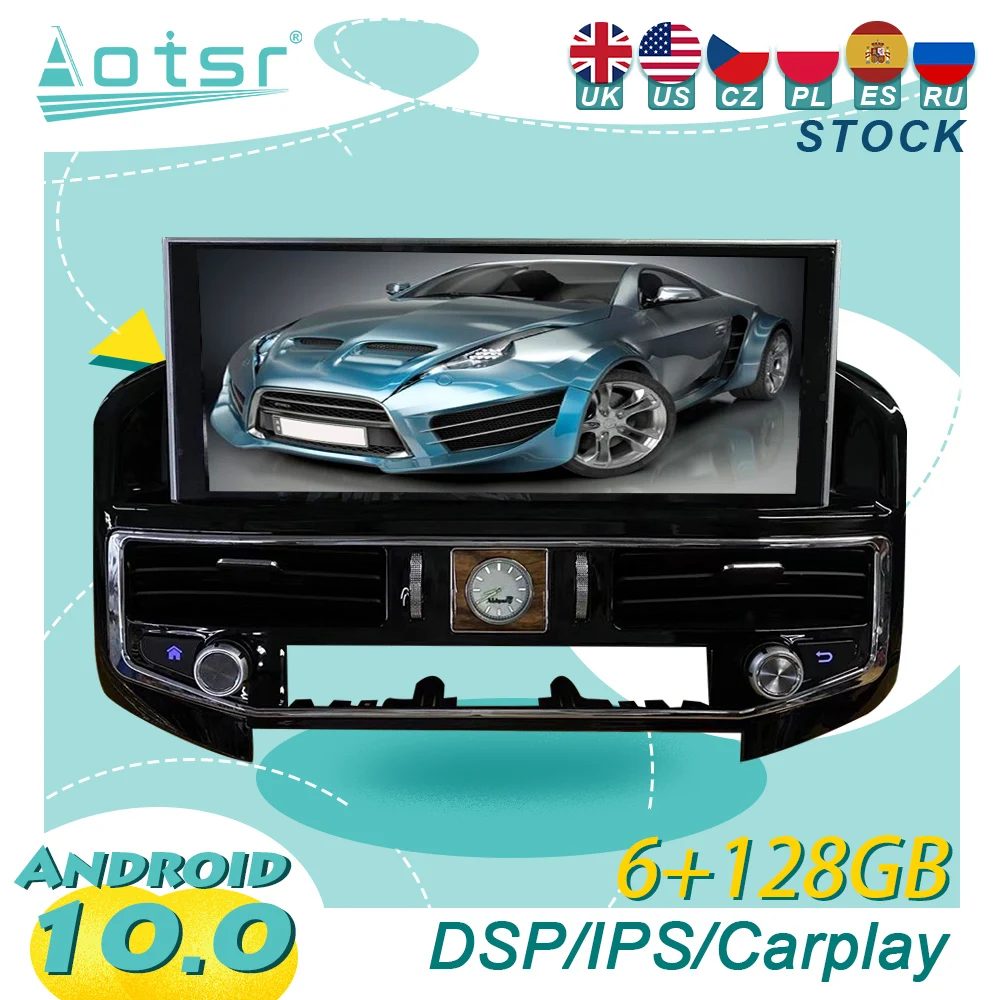 Автомагнитола для Toyota Land Cruiser LC200 LC300 2008-2015, Android, GPS-навигация, мультимедийный плеер, стерео, аудио, экран головного устройства
Автомагнитола для Toyota Land Cruiser LC200 LC300 2008-2015, Android, GPS-навигация, мультимедийный плеер, стерео, аудио, экран головного устройства