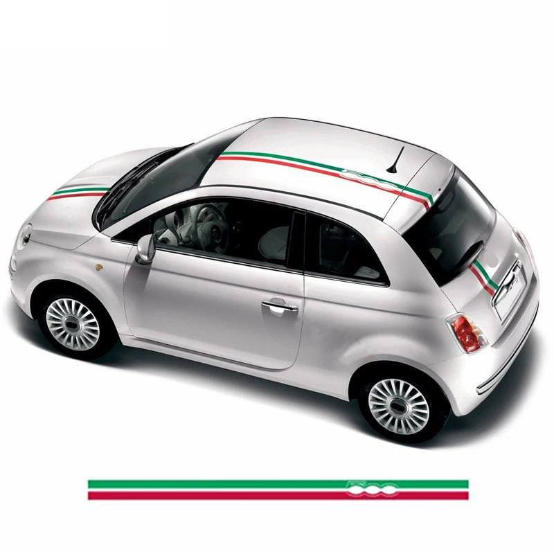 Green White Red Italy Flag Head Hood with Roof and Tail Trunk Vinyl Graphic Sticker Decal Kit for Fiat 500
Green White Red Italy Flag Head Hood with Roof and Tail Trunk Vinyl Graphic Sticker Decal Kit for Fiat 500