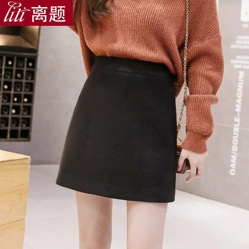 High Waist Women's Autumn and Winter Short Skirt A- Line Skirt Woman Skirts Faldas Jupe
High Waist Women's Autumn and Winter Short Skirt A- Line Skirt Woman Skirts Faldas Jupe