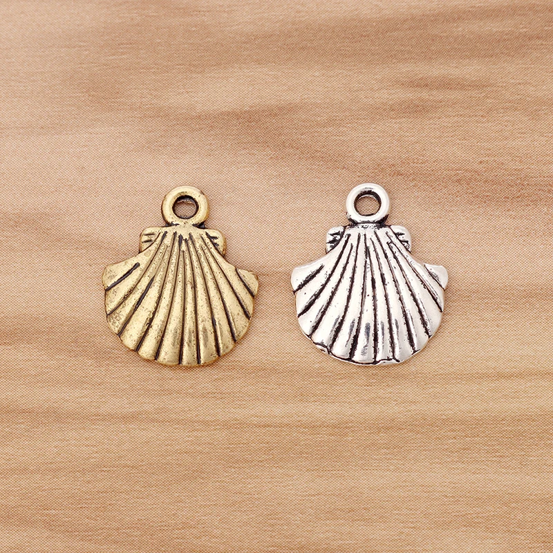 40 Pieces Tibetan Silver Seashell Shell Scallop Charms Pendants Beads for Necklace Bracelet Jewellery Making Findings 18x15mm
40 Pieces Tibetan Silver Seashell Shell Scallop Charms Pendants Beads for Necklace Bracelet Jewellery Making Findings 18x15mm