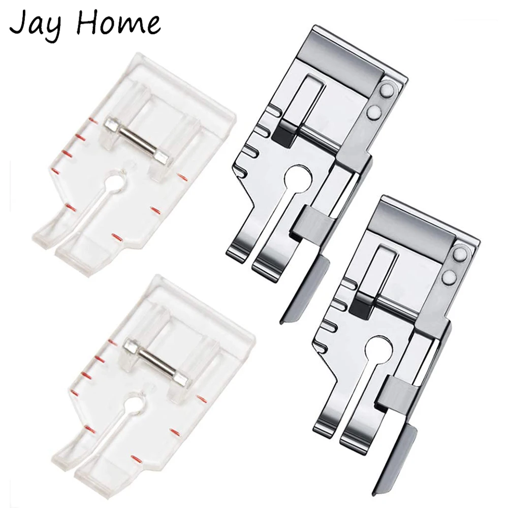 2Pcs 1/4 Inch Presser Foot Quilting Patchwork Foot with Edge Guide Sewing Presser Foot for Low Shank Sewing Machine Accessories
2Pcs 1/4 Inch Presser Foot Quilting Patchwork Foot with Edge Guide Sewing Presser Foot for Low Shank Sewing Machine Accessories