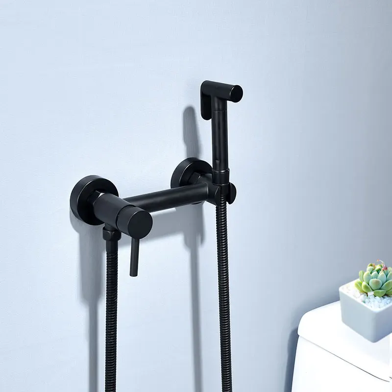 Matte Black Bidet Shower Faucet Solid Brass Bidet Faucet Mixer Hot And Cold Water Tap Toilet Shower Faucets
Matte Black Bidet Shower Faucet Solid Brass Bidet Faucet Mixer Hot And Cold Water Tap Toilet Shower Faucets