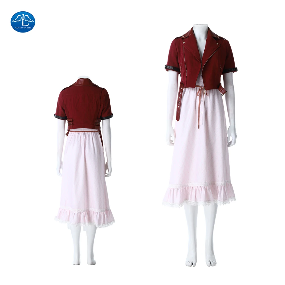 Game Final Fantasy VII Cosplay Aerith Gainsborough Cosplay Costume Fancy Dress Skirt Halloween Outfit Women Jacket
Game Final Fantasy VII Cosplay Aerith Gainsborough Cosplay Costume Fancy Dress Skirt Halloween Outfit Women Jacket