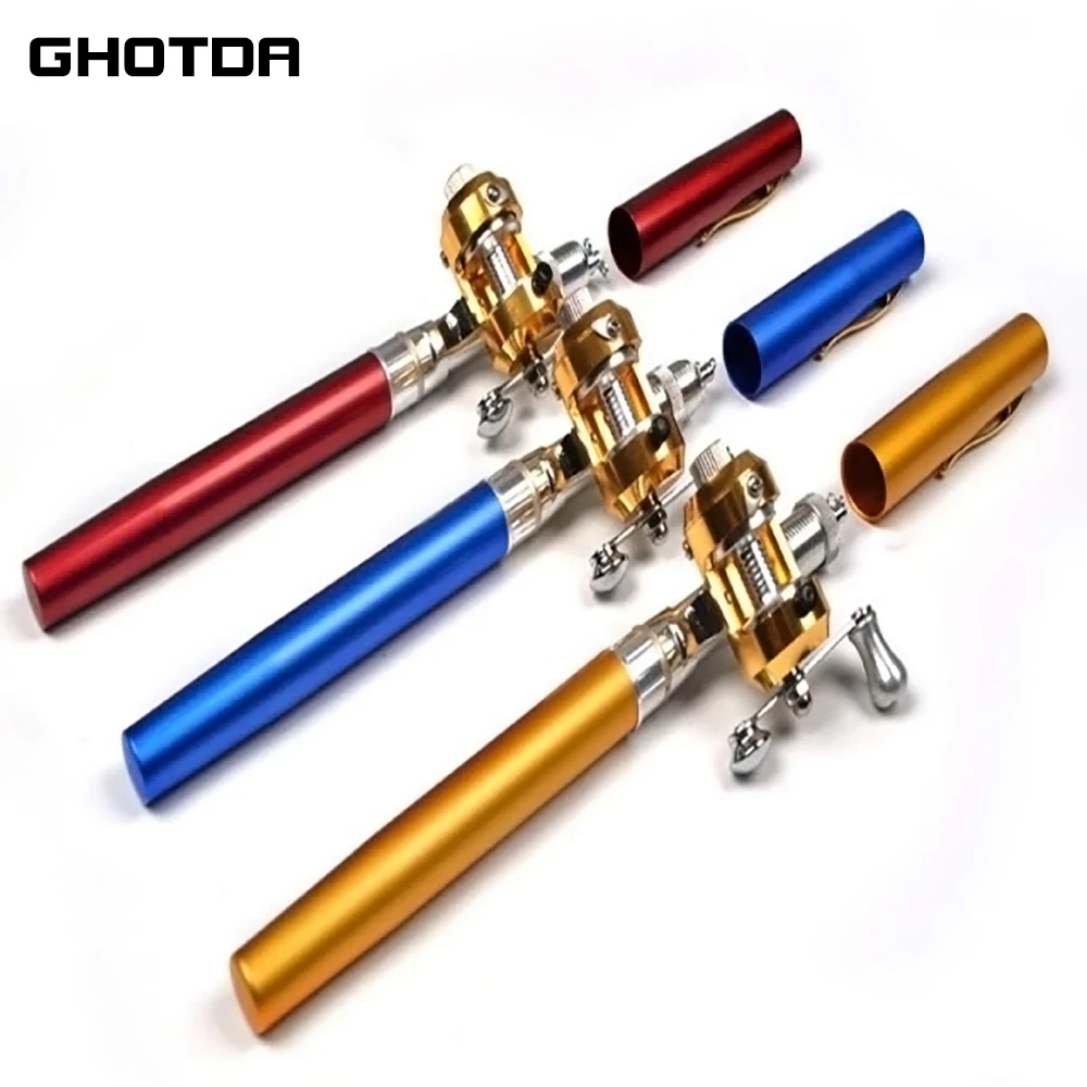 Fishing Rod Reel Combo Kit Set Mini Telescopic Portable Pocket Pen Fishing Rod Pole + Reel Aluminum Alloy Fishing Rod Mini
Fishing Rod Reel Combo Kit Set Mini Telescopic Portable Pocket Pen Fishing Rod Pole + Reel Aluminum Alloy Fishing Rod Mini