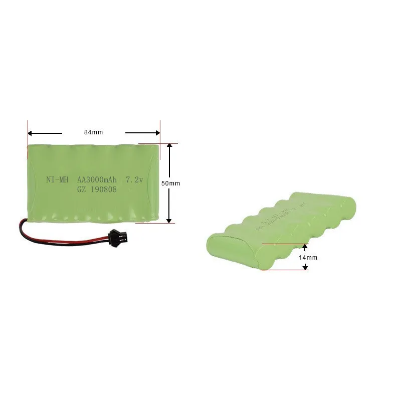 Conector y recubrimiento protector de batería Teranty 7.2V