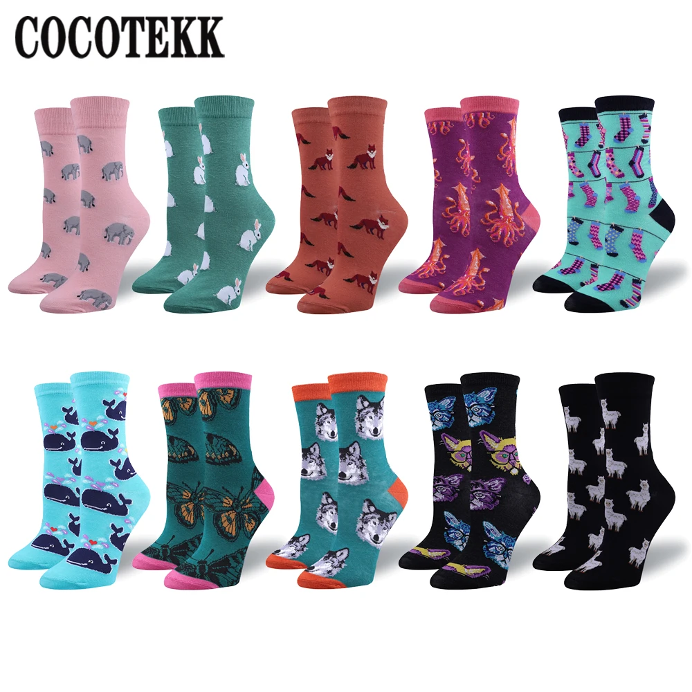 Women's Socks Hot Funny Cute Cartoon Animal Painting Style Pattern Crew Socks Streetwear Skateboard Sport Colorful Cotton Socks
Women's Socks Hot Funny Cute Cartoon Animal Painting Style Pattern Crew Socks Streetwear Skateboard Sport Colorful Cotton Socks