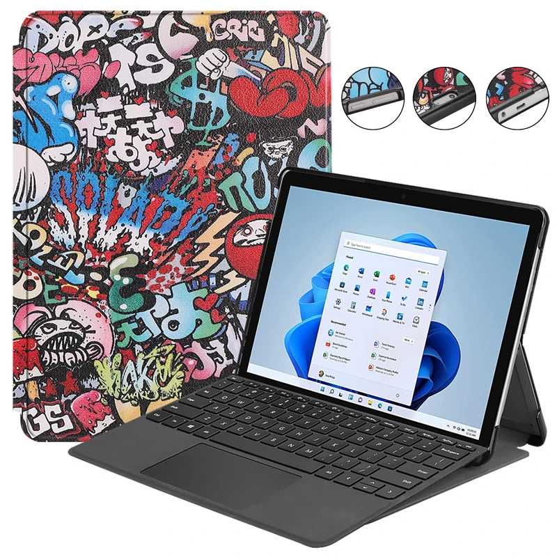 For Microsoft Surface Pro 8 Case 13 inch 2021 Cute Fashion Painted Flip Stand for Microsoft Surface Pro 8 Cover Tablet Kids +Pen
For Microsoft Surface Pro 8 Case 13 inch 2021 Cute Fashion Painted Flip Stand for Microsoft Surface Pro 8 Cover Tablet Kids +Pen