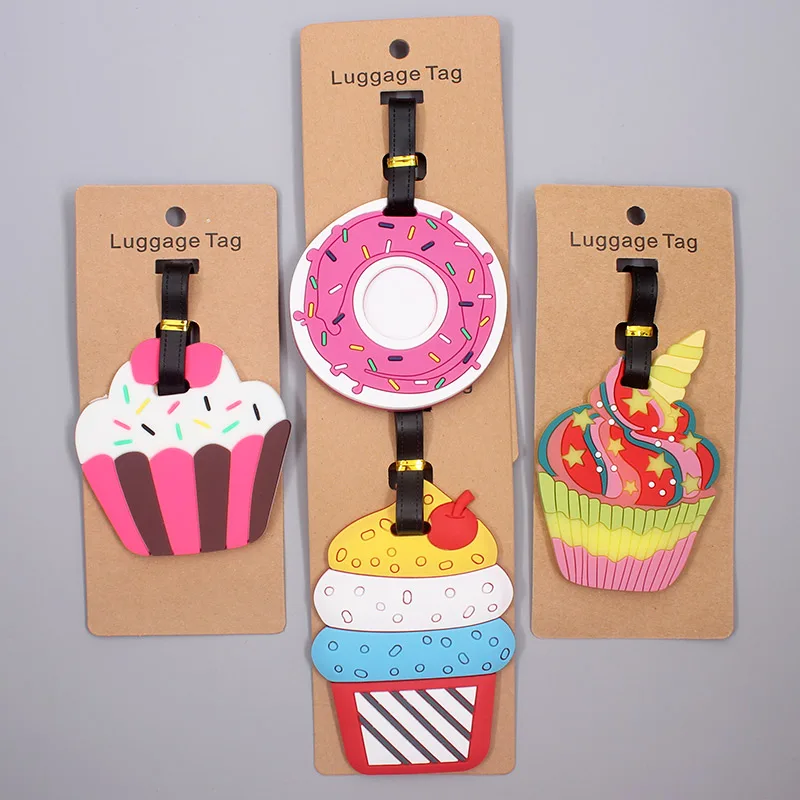 Creative Cake Fruits Travel Accessories Luggage Tag Silica Gel Suitcase ID Addres Holder Baggage Boarding Tag Portable Label
Creative Cake Fruits Travel Accessories Luggage Tag Silica Gel Suitcase ID Addres Holder Baggage Boarding Tag Portable Label