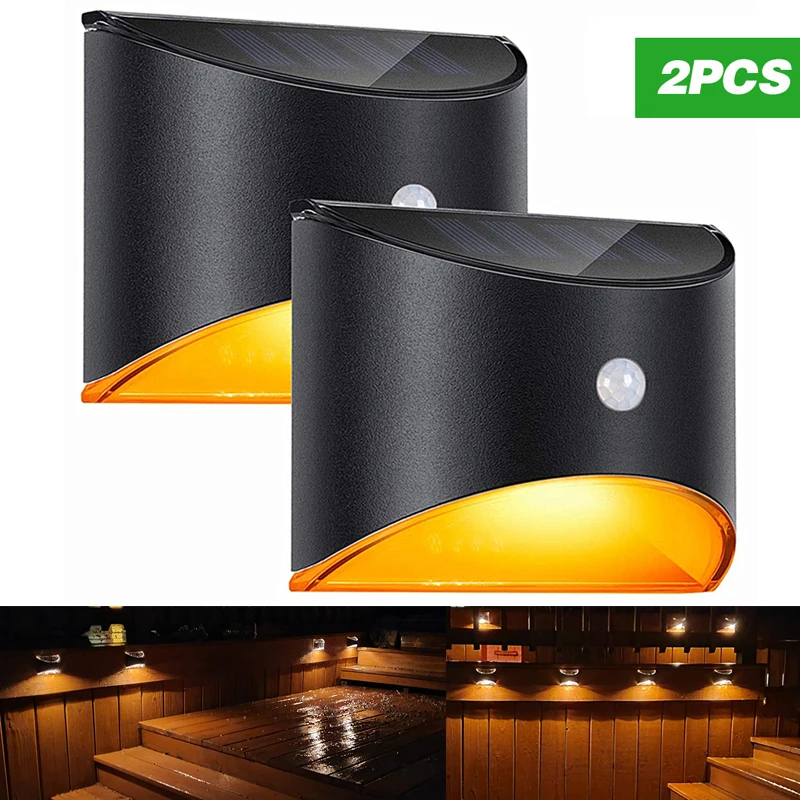 LED Solar Light Outdoor Solar Wall Lamp with Motion Sensor Solar Powered Sunlight Spotlights for Garden Stair Fence Decor 2PCS
LED Solar Light Outdoor Solar Wall Lamp with Motion Sensor Solar Powered Sunlight Spotlights for Garden Stair Fence Decor 2PCS