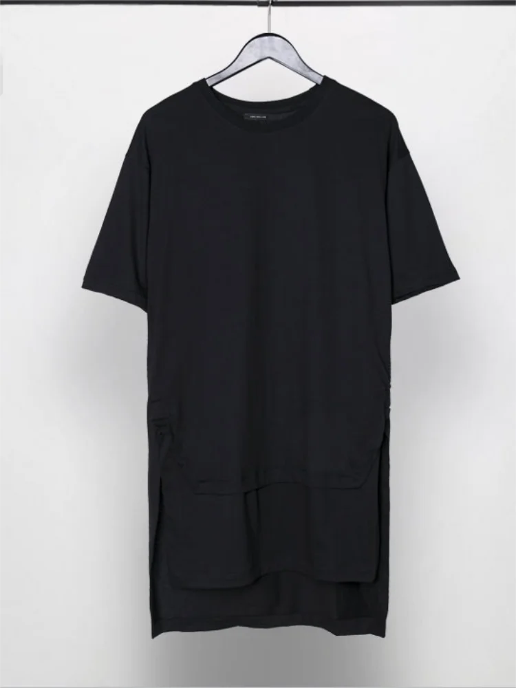 Men's Short Sleeve T Shirt Summer New Dark Round Collar Personality Before And After The Splicing Plus Long Fashion T Shirt
Men's Short Sleeve T Shirt Summer New Dark Round Collar Personality Before And After The Splicing Plus Long Fashion T Shirt